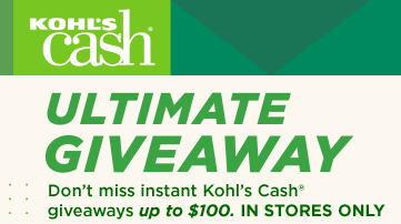 kohl's cash ultimate giveaway